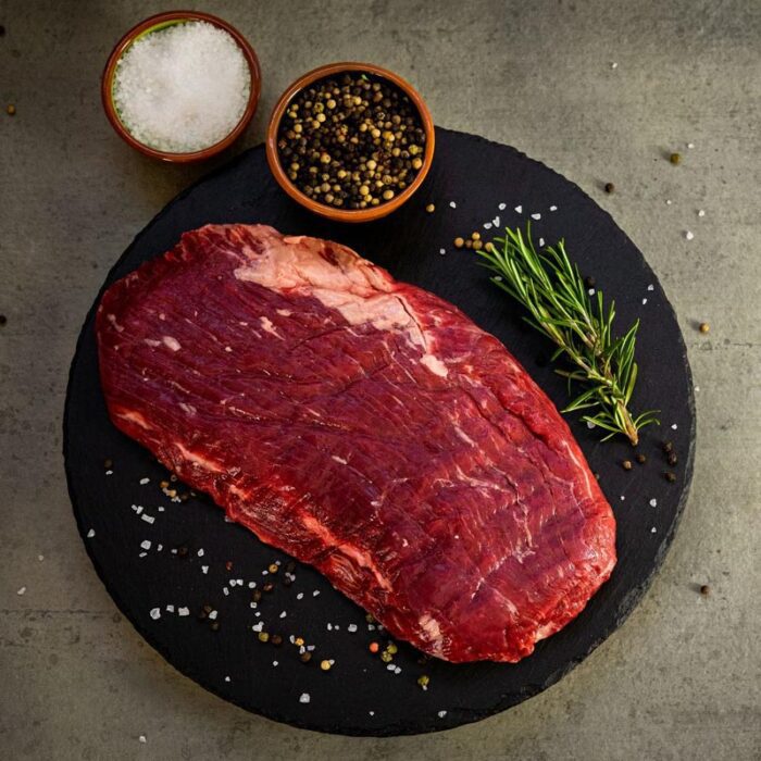 Flank steak / kleine bavette - ca. 450 gr. | Grain-fed | Black Angus | Vers Uruguay | Kwaliteitsvlees